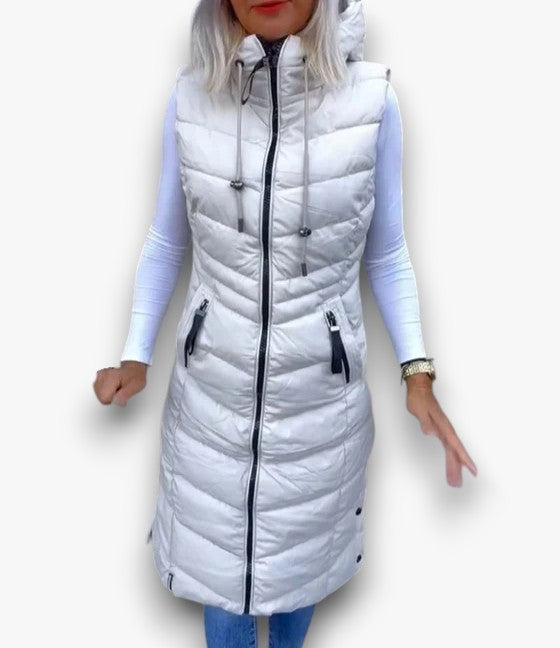 Elly - Sleeveless Quilted Jacket for Women