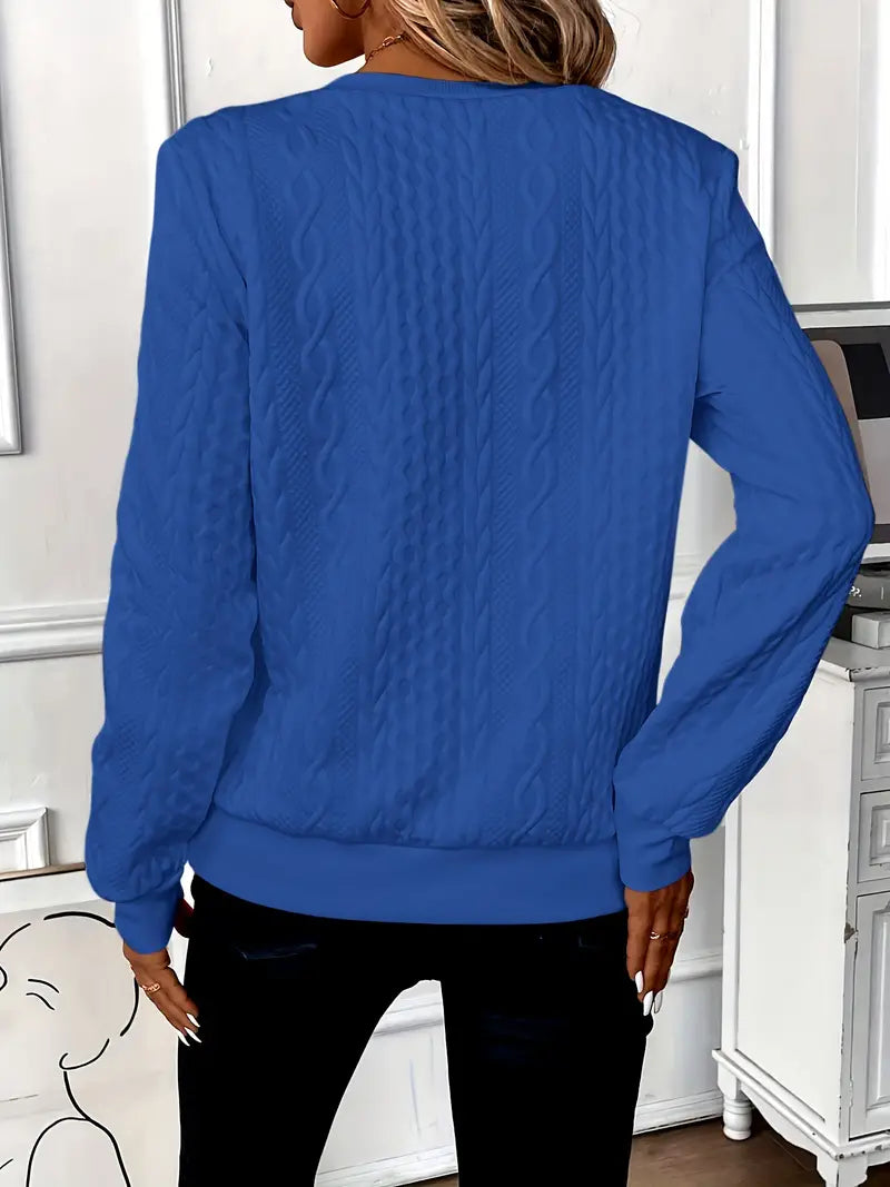 Sunshine - a chic pullover designed to keep you cozy on cooler days