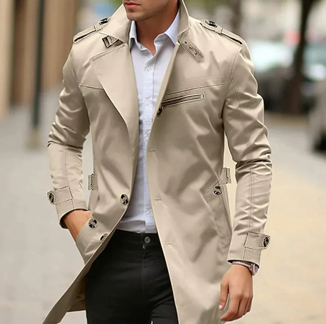 Soren - refined spring trench coat designed for modern elegance