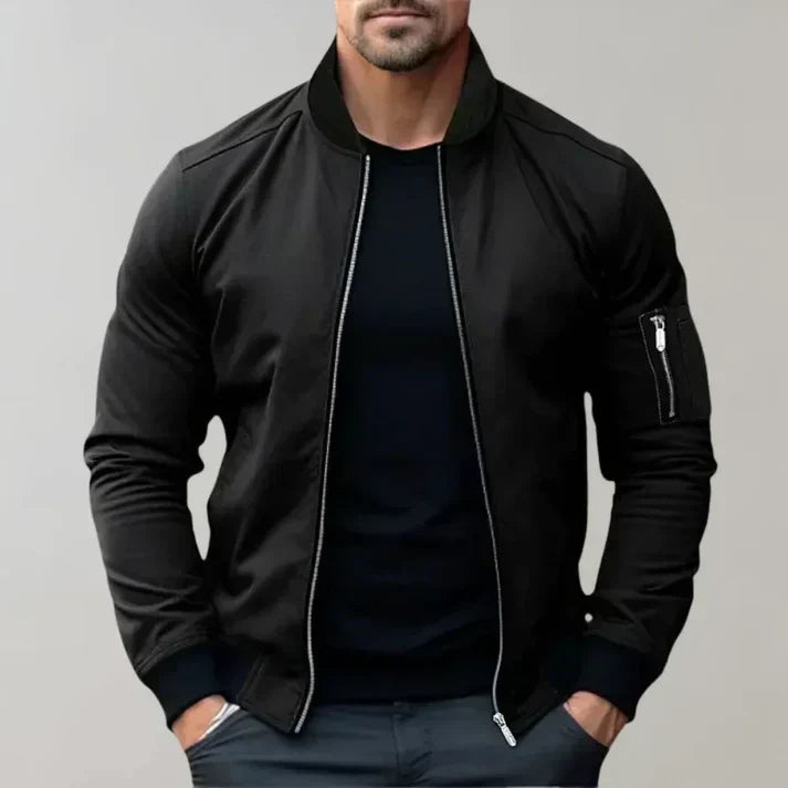 Raffy - a sleek bomber jacket designed for modern versatility