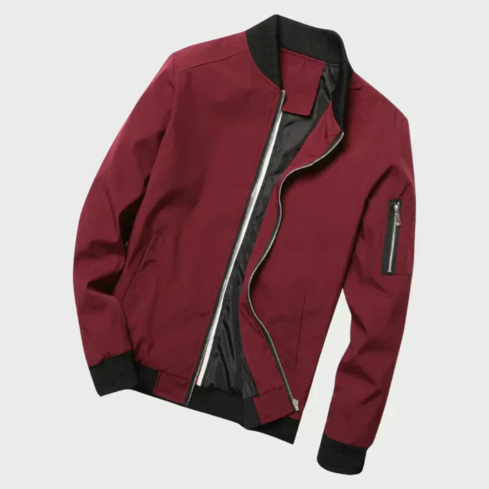 Raffy - a sleek bomber jacket designed for modern versatility