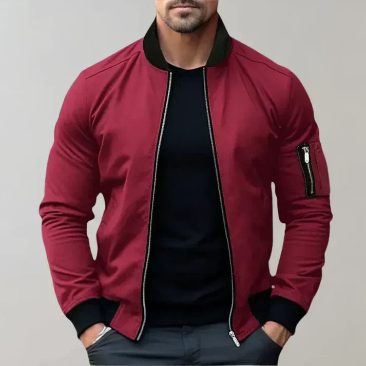 Raffy - a sleek bomber jacket designed for modern versatility