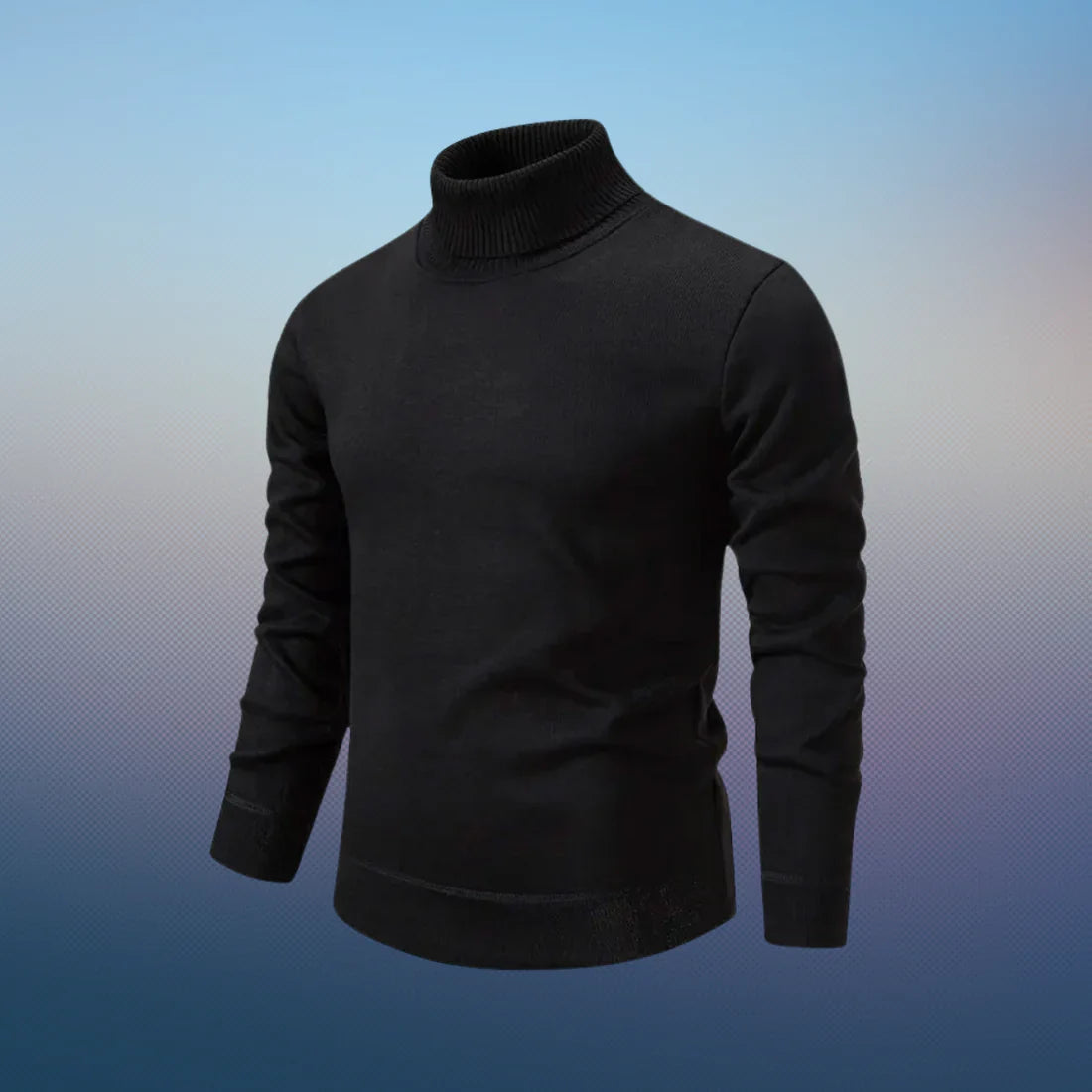 Simion - Silk-wool Turtleneck Sweater For Men