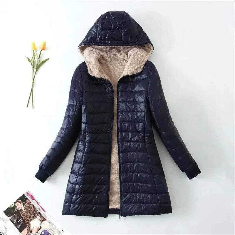 Lianya - Fleece Winter Jacket For Women