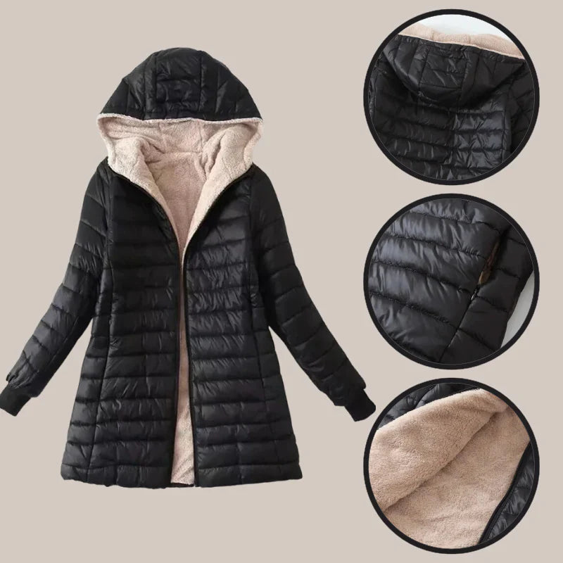 Lianya - Fleece Winter Jacket For Women