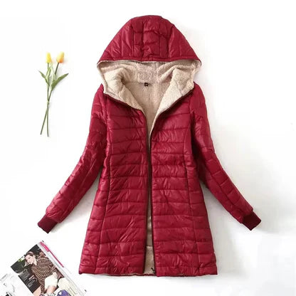 Lianya - Fleece Winter Jacket For Women