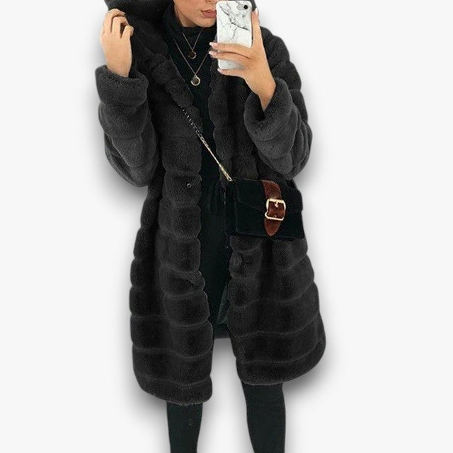 Connie - Hooded Winter Coat for Women