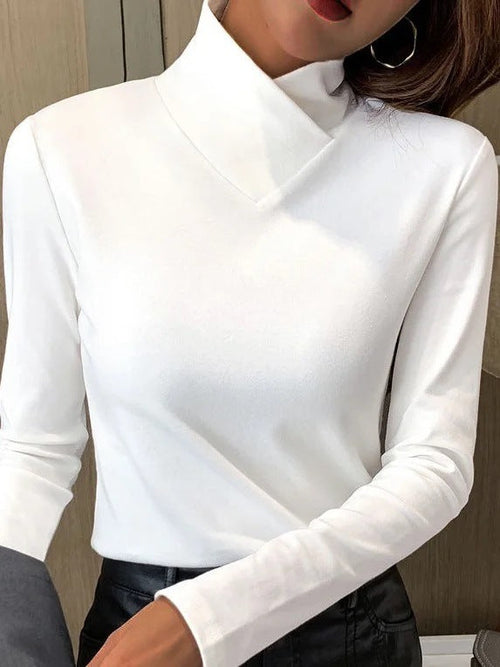 Kaira - high-neck sweater for women