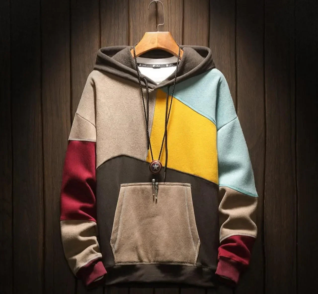 Kaio - a bold and vibrant hoodie