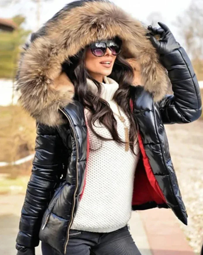 Mirai - Faux Fur Winter Coat for Women