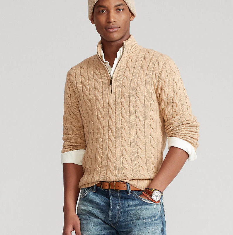 Vireo - the ultimate wool sweater designed with a modern half-zip