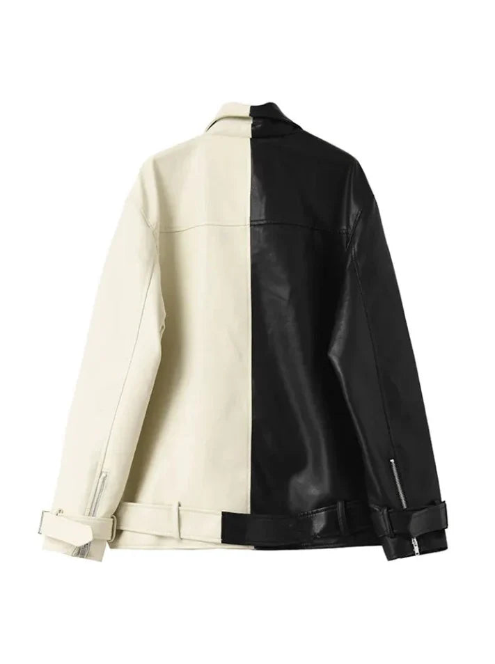 Mikaela - Two-Tone Jacket For Women