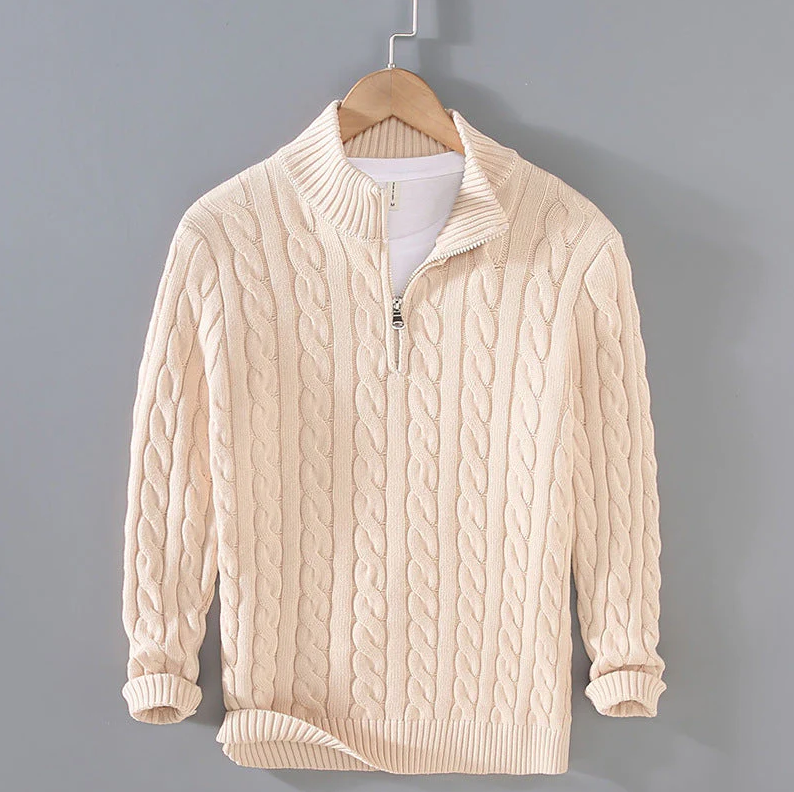 Vireo - the ultimate wool sweater designed with a modern half-zip