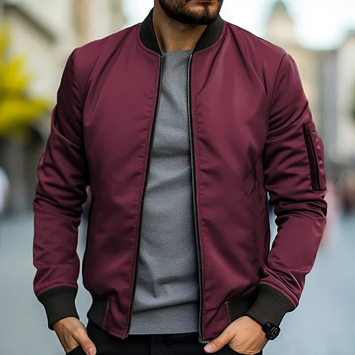 Alborada - a bomber jacket that blends timeless style with modern functionality