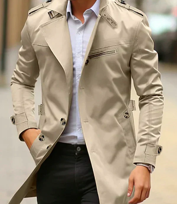 Leonel - classic trench coat that merges style and functionality