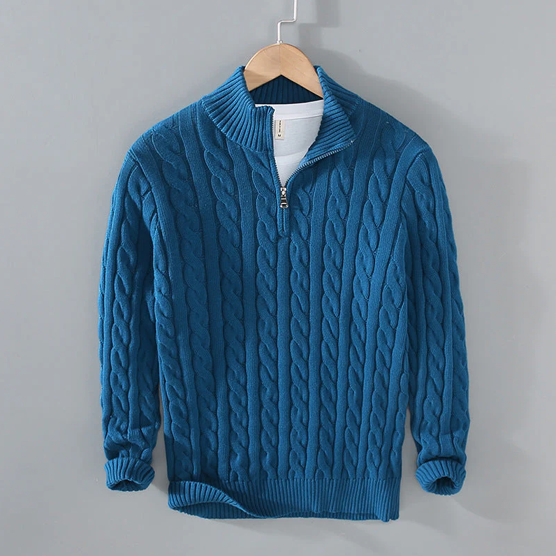 Vireo - the ultimate wool sweater designed with a modern half-zip