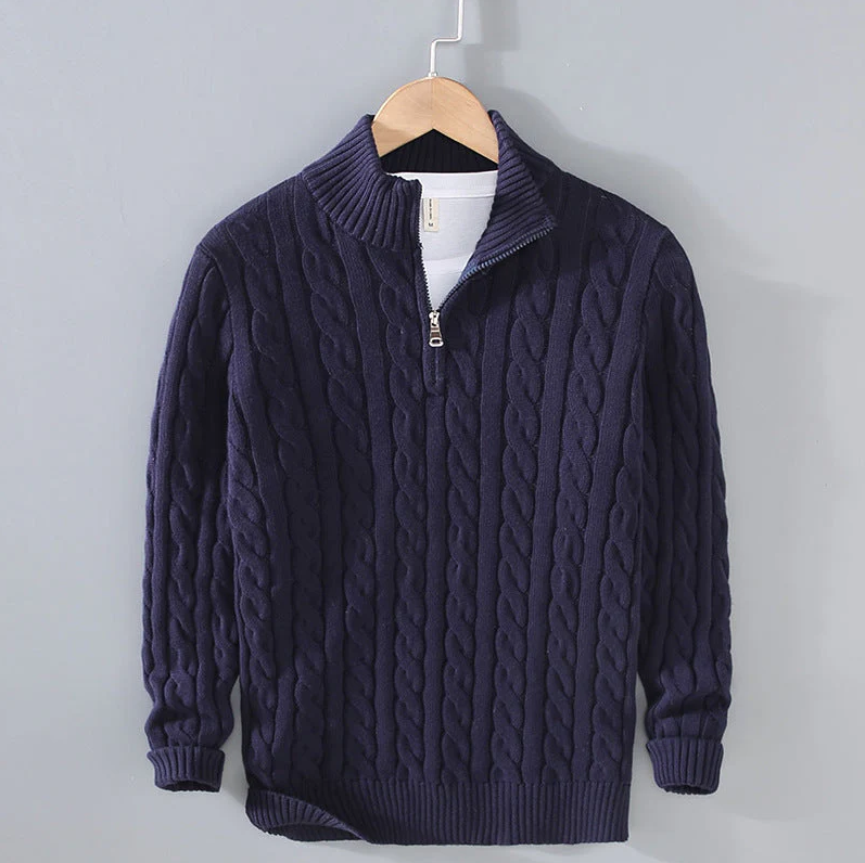 Vireo - the ultimate wool sweater designed with a modern half-zip