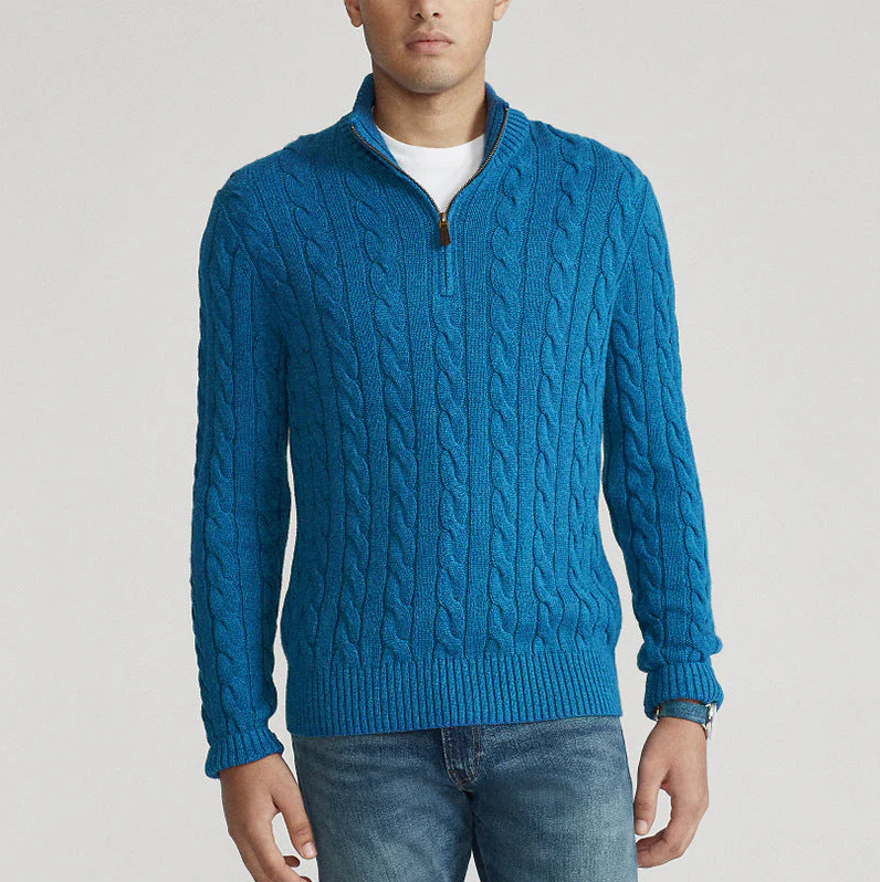 Vireo - the ultimate wool sweater designed with a modern half-zip