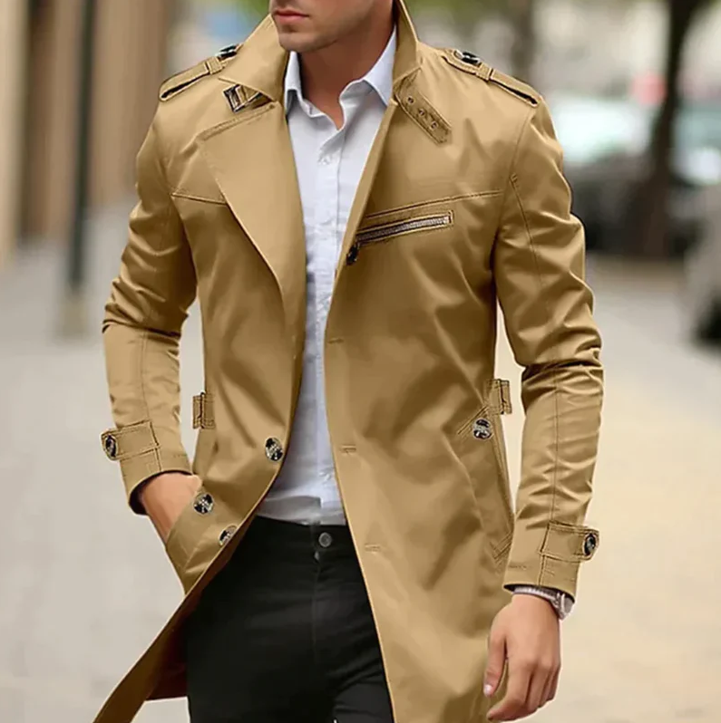 Leonel - classic trench coat that merges style and functionality