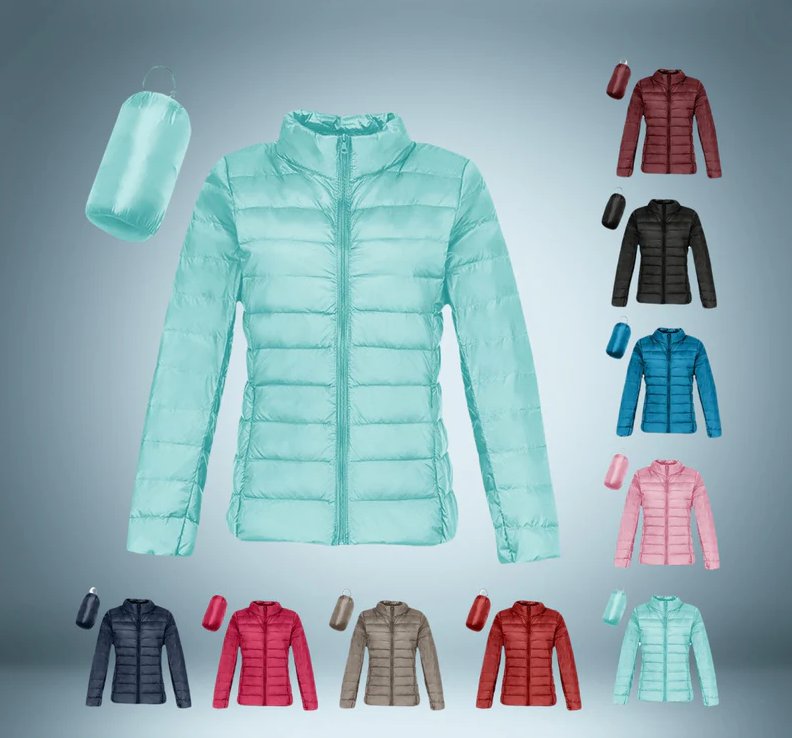 Novaria - the ultra-lightweight down jacket designed for exceptional comfort and versatility