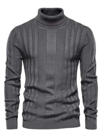 Jaime -  the ribbed turtleneck sweater