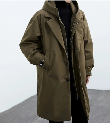 Kris - oversized trench coat designed for those who value both elegance and practicality