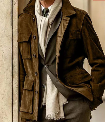 Zafiro -  a timeless classic suede jacket