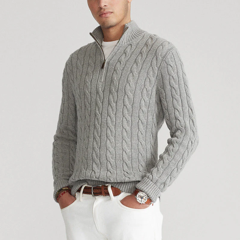 Vireo - the ultimate wool sweater designed with a modern half-zip