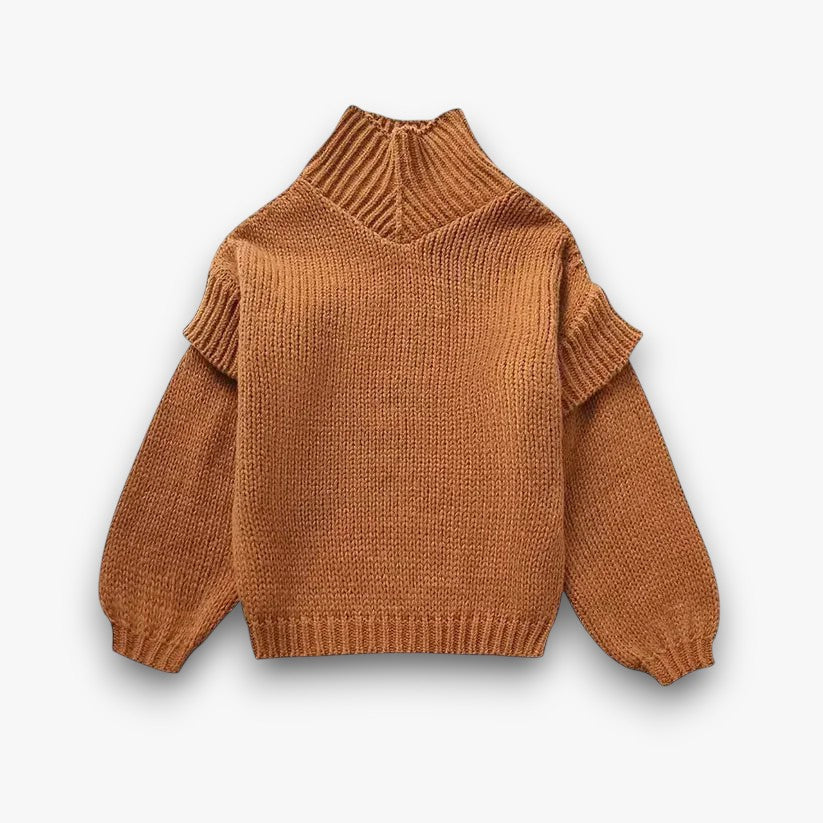 Rina - Oversized Turtleneck Sweater for Women