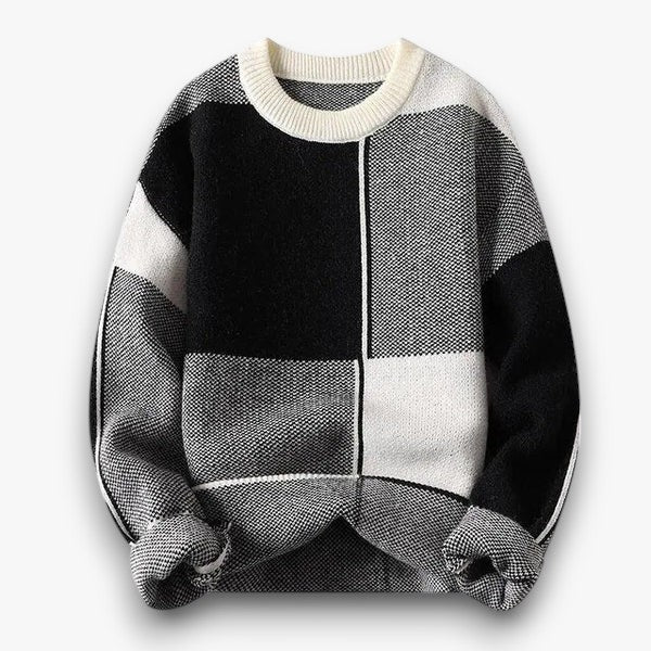 Arnault - Patterned Knit Sweater for Men