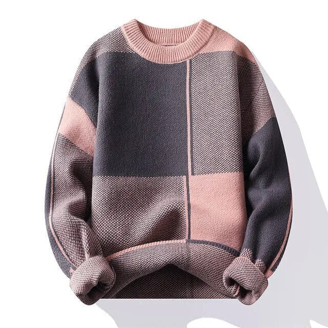 Arnault - Patterned Knit Sweater for Men